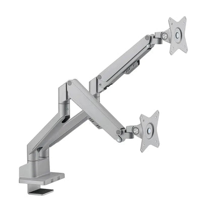 Brateck Dual Monitor Thin Gas Spring Monitor Arm Fit Most 17'-32' Monitors, Up to 9kg per screen... - Image 2