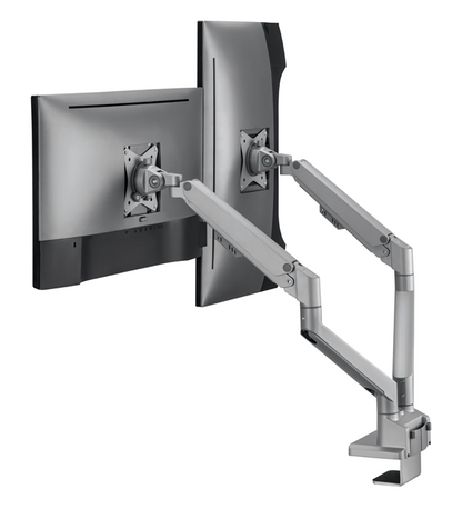 Brateck Dual Monitor Thin Gas Spring Monitor Arm Fit Most 17'-32' Monitors, Up to 9kg per screen... - Image 4