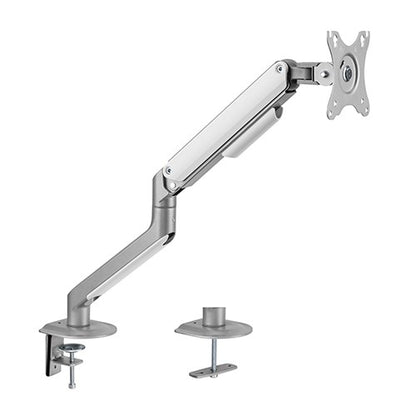 Brateck Single Monitor Economical Spring-Assisted Monitor Arm Fit Most 17'-32' Monitors, Up to 9k...