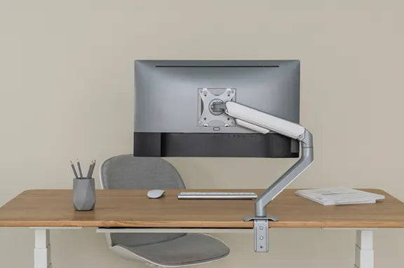 Brateck Single Monitor Economical Spring-Assisted Monitor Arm Fit Most 17'-32' Monitors, Up to 9k... - Image 4