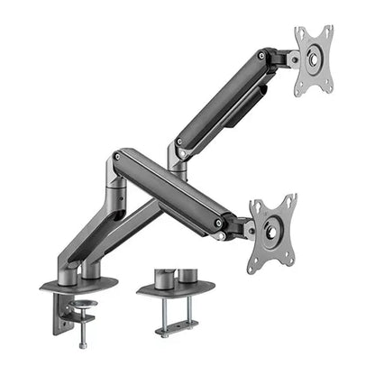Brateck Dual Monitor Economical Spring-Assisted Monitor Arm Fit Most 17'-32' Monitors, Up to 9kg...