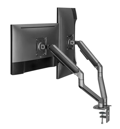 Brateck Dual Monitor Economical Spring-Assisted Monitor Arm Fit Most 17'-32' Monitors, Up to 9kg... - Image 3