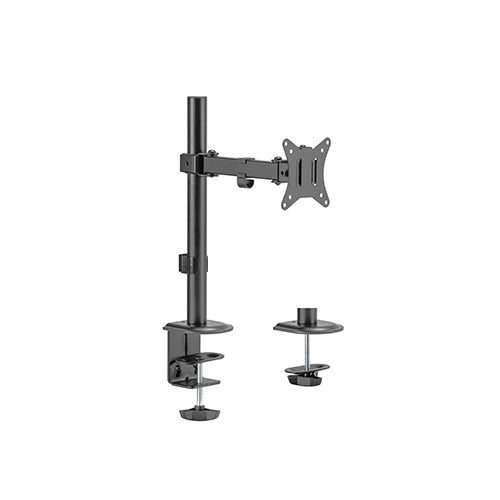 Brateck Single-Monitor Steel Articulating Monitor Mount Fit Most 17'-32' Monitor Up to 9KG VESA 7...
