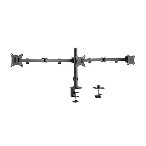 Brateck Triple-Monitor Steel Articulating Monitor Mount Fit Most 17'-27' Monitor Weight Capacity...