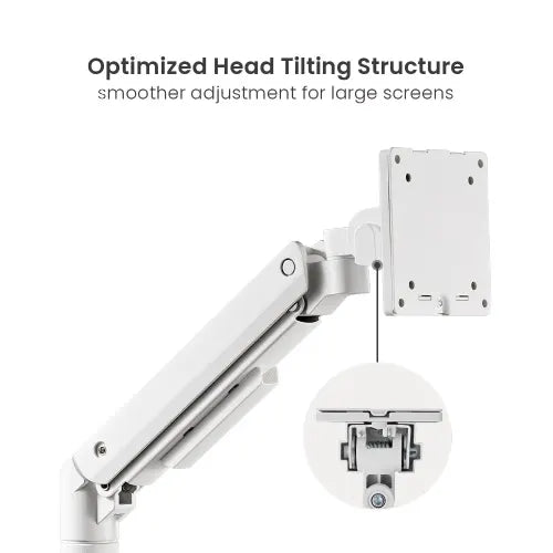 Brateck Fabulous Desk-Mounted Heavy-Duty Gas Spring Monitor Arm Fit Most 17'-49' Monitor Up to 20... - Image 2
