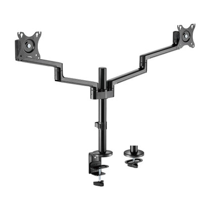 Brateck Premium Aluminum Articulating Monitor Mount Fit Most 17'-32' Monitor Up to 8KG VESA 75x75...