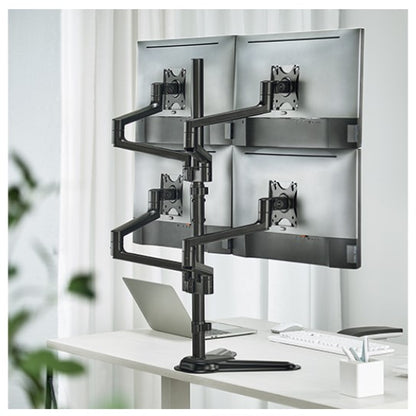 Brateck LDT72-T048 PREMIUM ALUMINUM ARTICULATING MONITOR STAND, from 17'-32', weight capacity 6kg, 180° Rotation (LS)