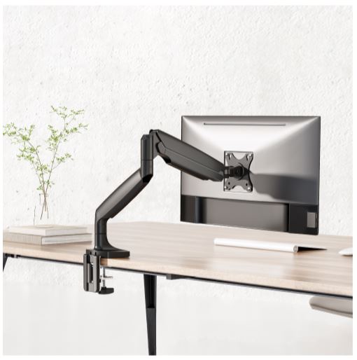 Brateck LDT82-C012E SINGLE SCREEN HEAVY-DUTY MECHANICAL SPRING MONITOR ARM For most 17'~45' Monit... - Image 2