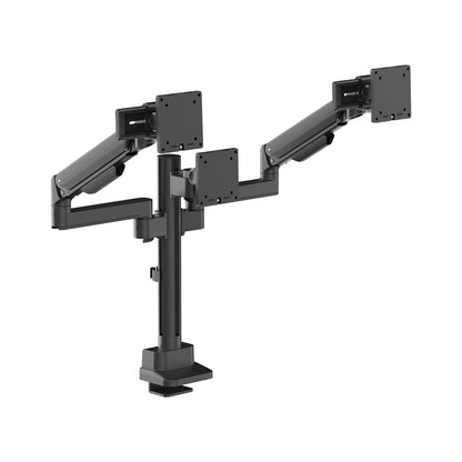 Brateck Modular Mechanical Spring Triple Monitor Arm with Sliders 17'-27' Monitor Weight Capacity... - Image 3