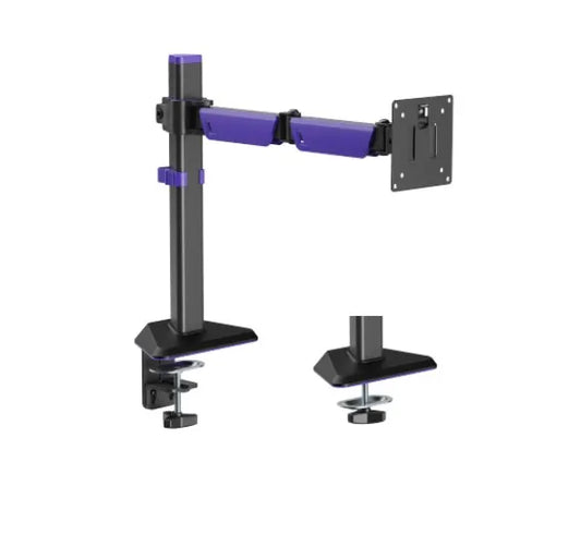 Brateck LDT89-C012 Amethyst Articulating Gaming Monitor Arm Matte Black, Fit Screen Size: 17'-40'...