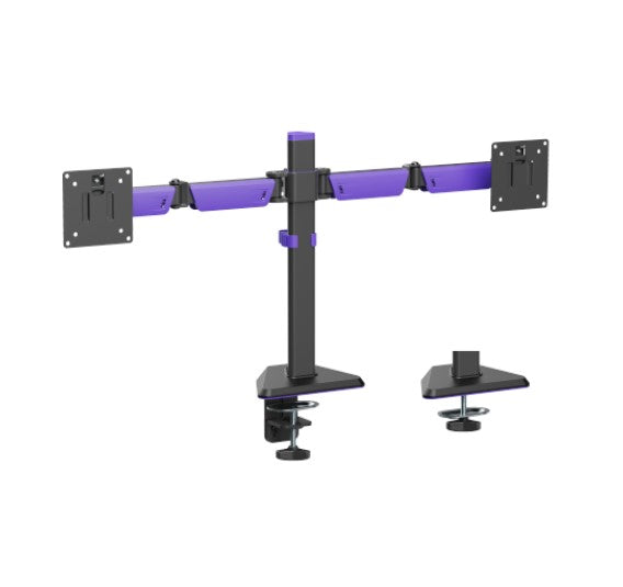 Brateck LDT89-C024 Matte Black Amethyst Articulating Gaming Dual Monitor Arm,  Fit Screen Size: 1...