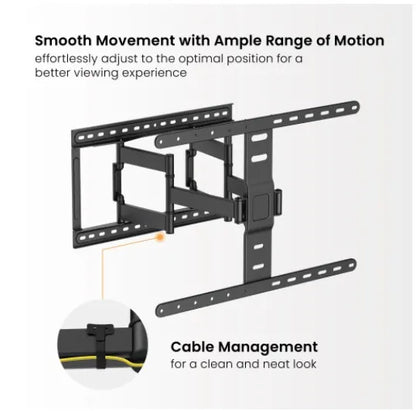 Brateck LPA83-466 Modern Ultra-Slim Full-Motion TV Wall Mount For most 43'-90' TVs, Weight Capaci... - Image 3