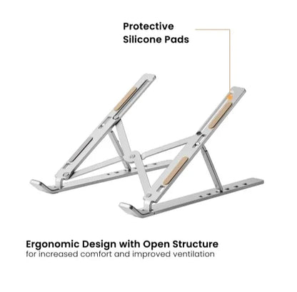 (LS)Brateck LPS03-3-03 Portable 6-Level Adjustable Aluminum Laptop Riser For most 11'-15' laptops... - Image 2