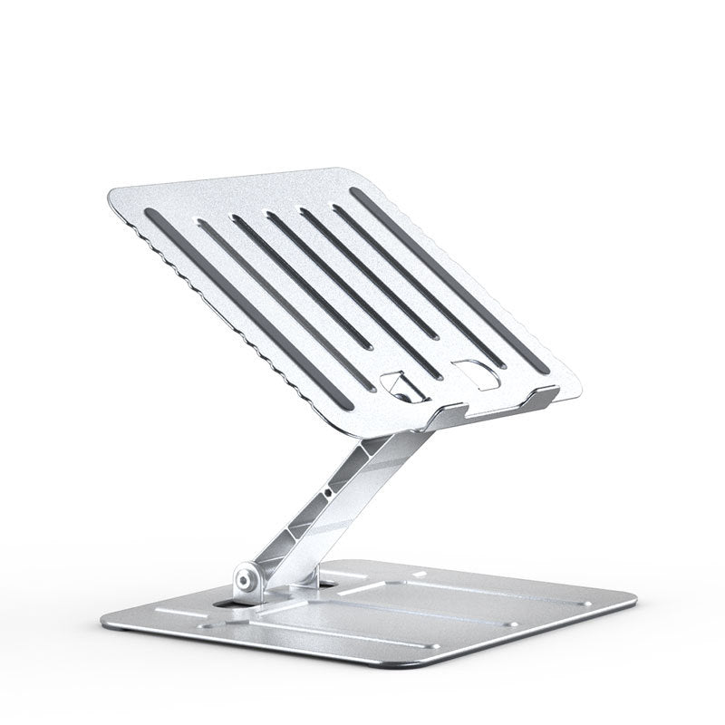 Brateck Foldable Stepless Adjustable Laptop Riser For 10'-17.3' laptops  tablets (Silver) - Noteb... - Image 2