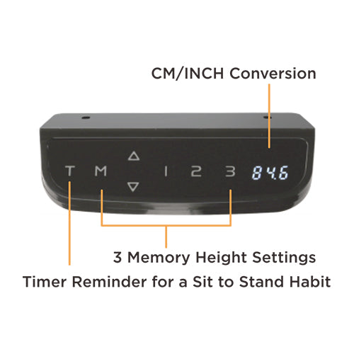 Brateck Triple Motor L-Shape Electric Sit-Stand Desk (Frame only) Three Stage Column 40X80、46X86、... - Image 2