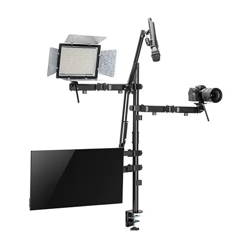 Brateck Single-Monitor All-in-One Studio Setup Desktop Mount Fix 17'-32' Up to 9kg, Fit Curved Mo... - Image 2
