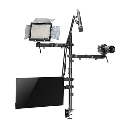 Brateck Single-Monitor All-in-One Studio Setup Desktop Mount Fix 17'-32' Up to 9kg, Fit Curved Mo... - Image 2