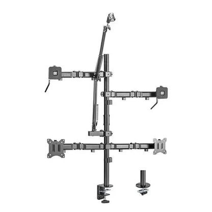 Brateck Dual-Monitor All-in-One Studio Setup Desktop Mount Fit17'-32' Weight Capacity Up to 9kg,...