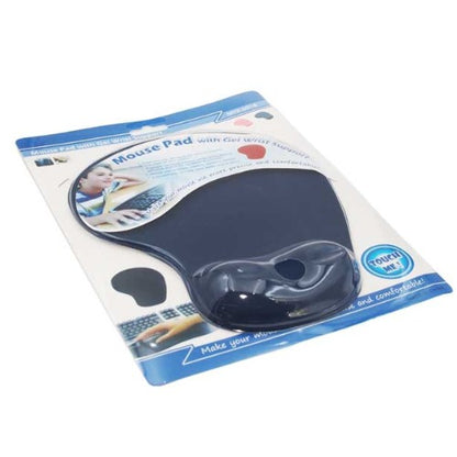 Brateck Mouse Pad with Gel Wrist Rest Blue - Image 2