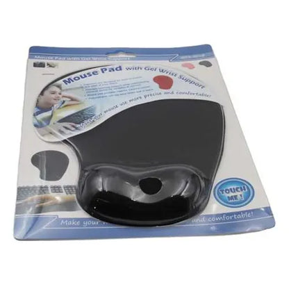 Brateck Mouse Pad with Gel Wrist Rest Black - Image 2