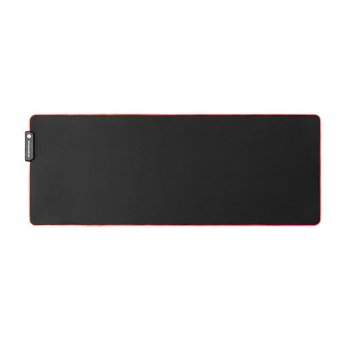 Brateck LARGE RGB GAMING MOUSE PAD,  800x300x4mm, reduces resistance and ensure easy mouse moveme...