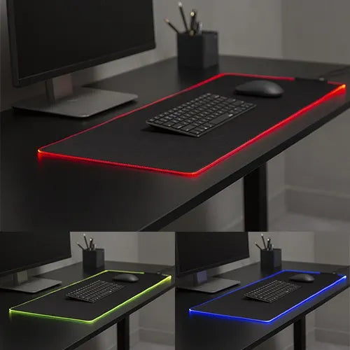 Brateck Large RGB Gaming  Mouse PAD, 800x300x4mm, reduces resistance and ensure easy mouse moveme... - Image 3