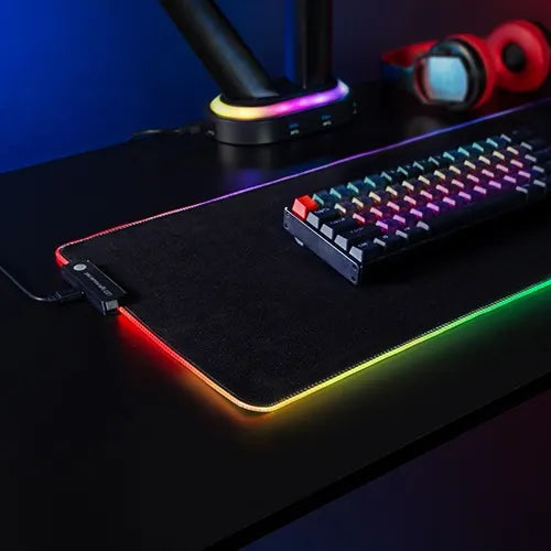Brateck Large RGB Gaming  Mouse PAD, 800x300x4mm, reduces resistance and ensure easy mouse moveme... - Image 4