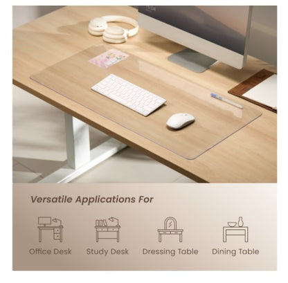 Brateck MP10-18 800mmx400mm Clear Desk Pad, for office desks, study desks, dressing tables, and d... - Image 2