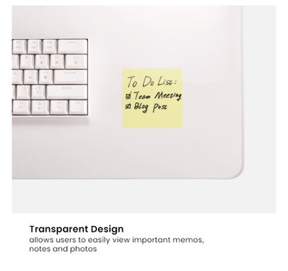 Brateck MP10-19 1200mmx600mm Clear Desk Pad, for office desks, study desks, dressing tables, and... - Image 2