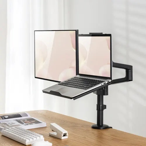 Brateck Adjustable Laptop Tray For Monitor Arms Fits12-17'  with standard 75x75 VESA plate (LS)... - Image 3