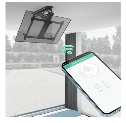 Brateck PLB-M0546AI Smart Flip Down TV Ceiling Mount Powered by TUYA Support most 32' ~ 70' TVs (... - Image 2