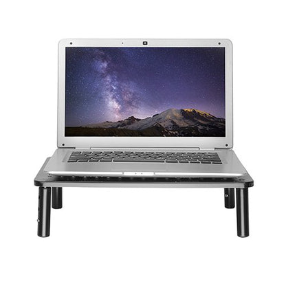 Brateck Height Adjustable Steel Monitor/Laptop Stand (370x235x120mm) Fit Screen Size 13'-32' Weig... - Image 2