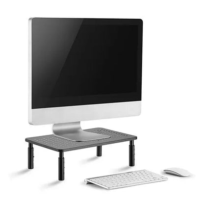 Brateck Height Adjustable Steel Monitor/Laptop Stand (370x235x120mm) Fit Screen Size 13'-32' Weig... - Image 3
