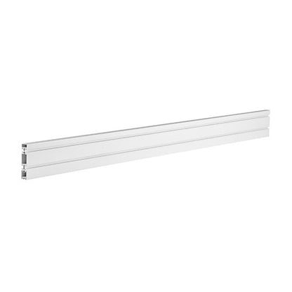Brateck Aluminum Slatwall Panel, Weight Capacity 40kg-Matte White, Must be installed with MABT-SW...