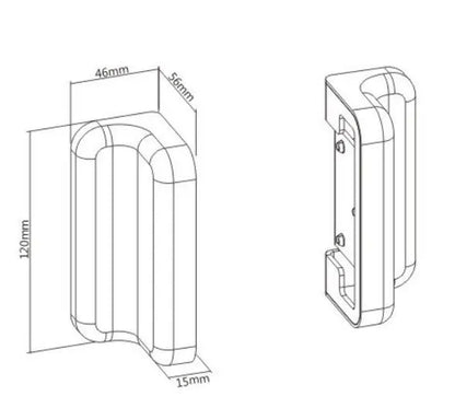 Brateck Slatwall Wall Mounting Plate,Work with Slatwall Panel for Creating Wall-Mounted Slat Wall... - Image 2