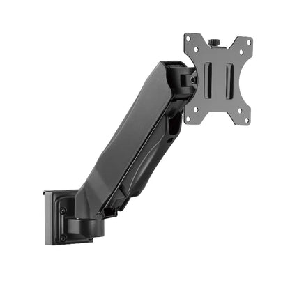 Brateck Slatwall Gas Spring Monitor Arm, Effortless Monitor Height Adjustment with Gas Spring, fo...