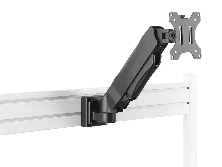 Brateck Slatwall Gas Spring Monitor Arm, Effortless Monitor Height Adjustment with Gas Spring, fo... - Image 3