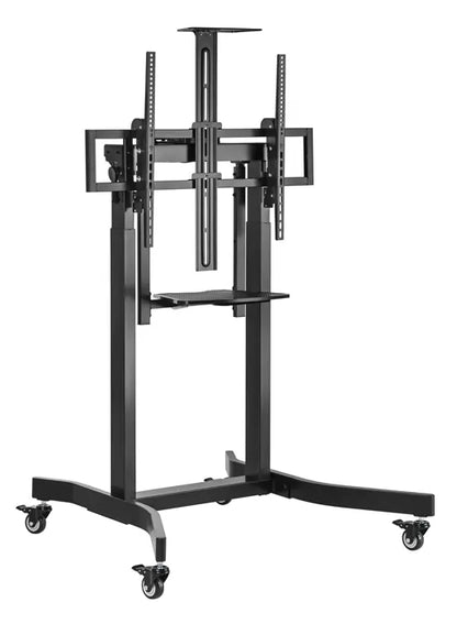 Brateck Deluxe Motorized Large TV Cart with Manual Tilt, Equipment Shelf and Camera Mount Fit 55'... - Image 2