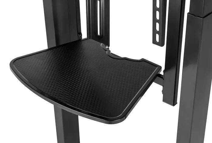 Brateck Deluxe Motorized Large TV Cart with Manual Tilt, Equipment Shelf and Camera Mount Fit 55'... - Image 3