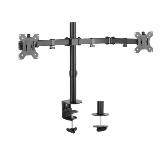 mbeat® Dual-Screen Articulating Monitor Arm with Interchangeable Laptop Holder - Monitor Arms (VESA)