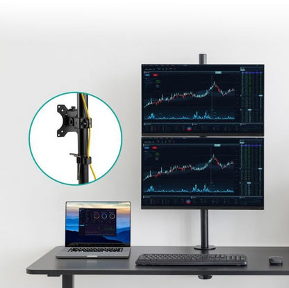 mbeat® activiva Dual-Screen Articulating Vertical Monitor Arm  is designed for ultimate workspace... - Image 3