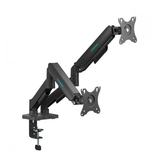 mbeat® activiva Ergolife Dual-Screen Gas Spring Monitor Arm allows you to smoothly adjust the hei...