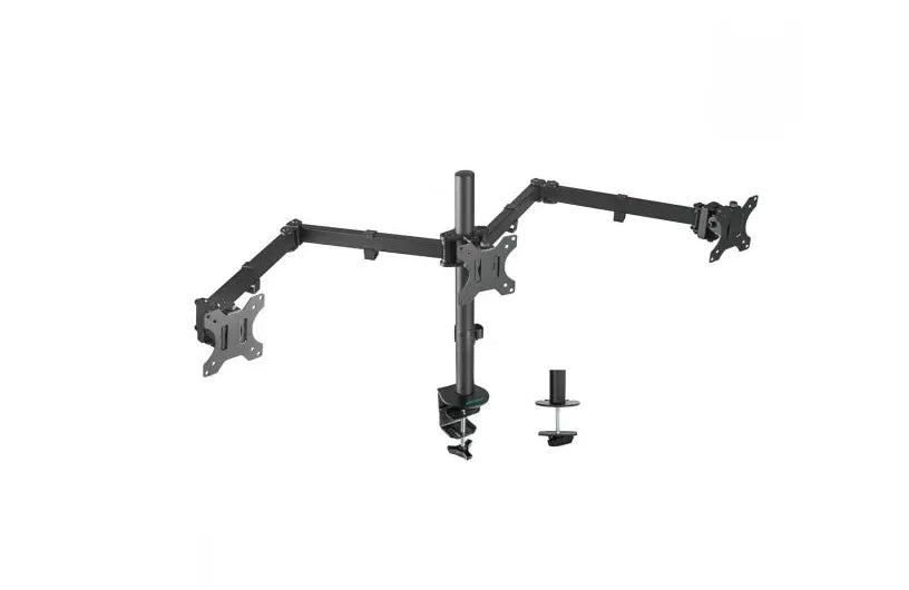 (LS) mbeat® activiva Triple-Screen Articulating Monitor Arm Ideal for a seamless triple monitor s...