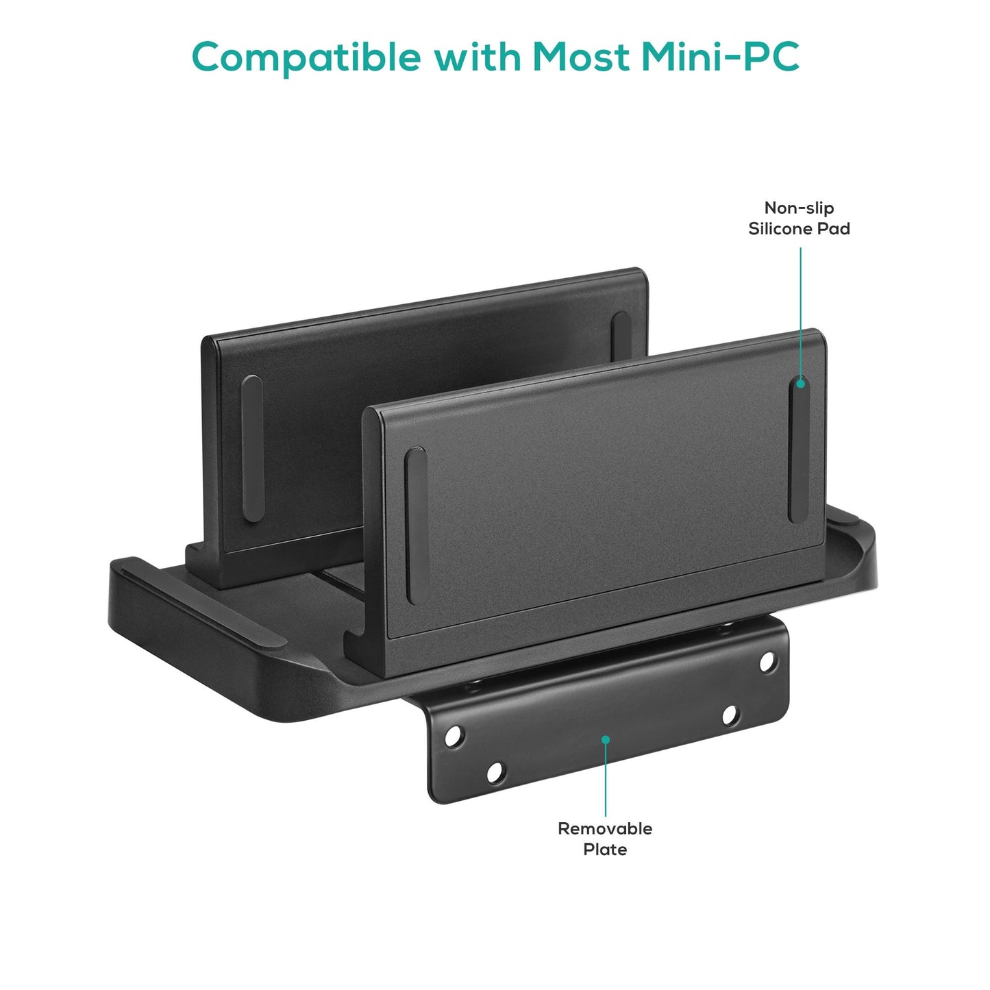 mbeat® activiva Multifunctional Thin Client / NUC / Mini-PC Mount Stand  support devices weighing... - Image 3
