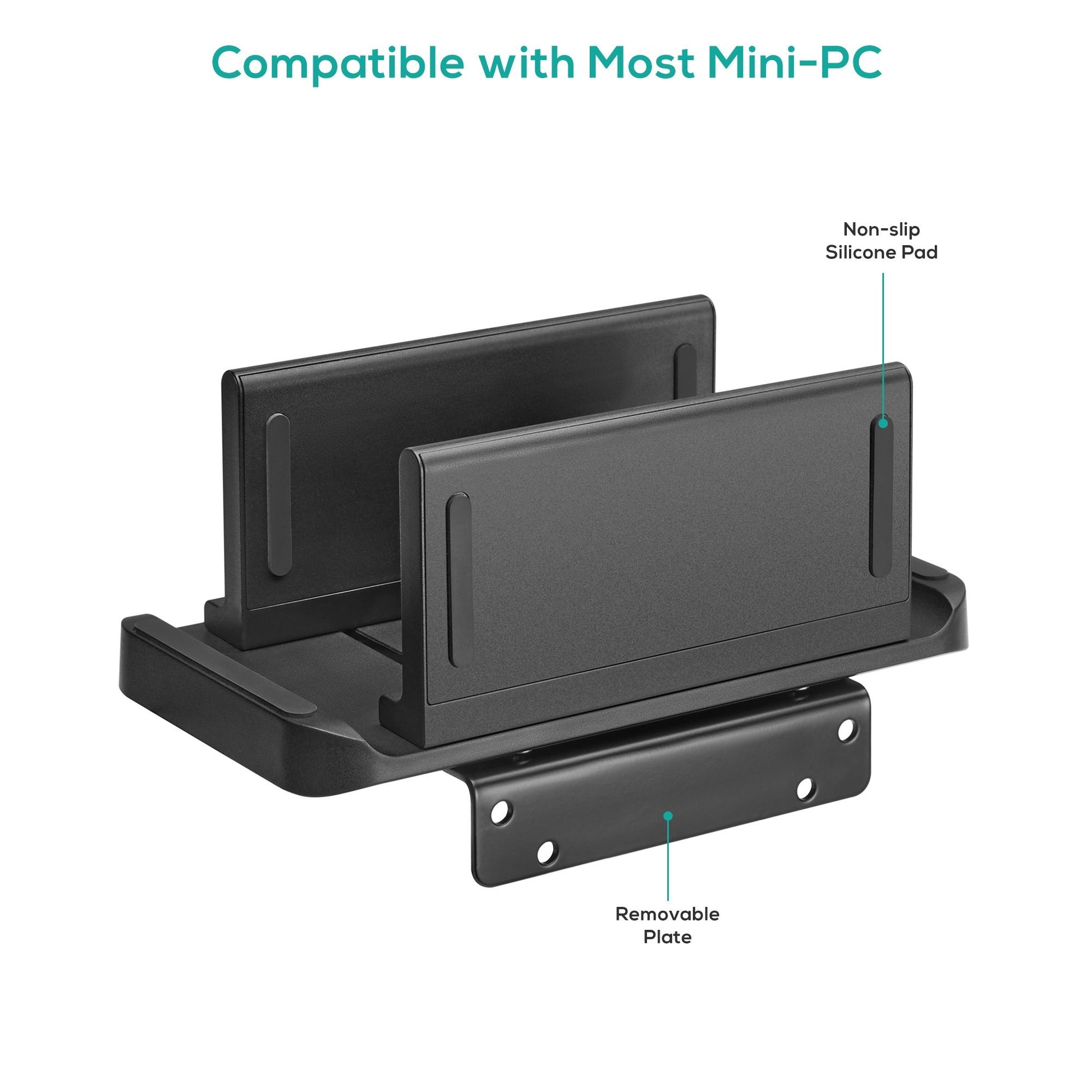mbeat® activiva Multifunctional Thin Client / NUC / Mini-PC Mount Stand  support devices weighing... - Image 3