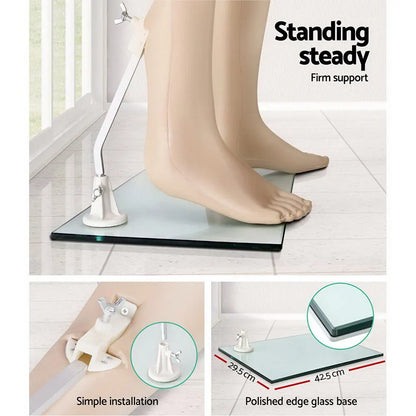 186cm Tall Full Body Male Mannequin - Skin Coloured - Image 6