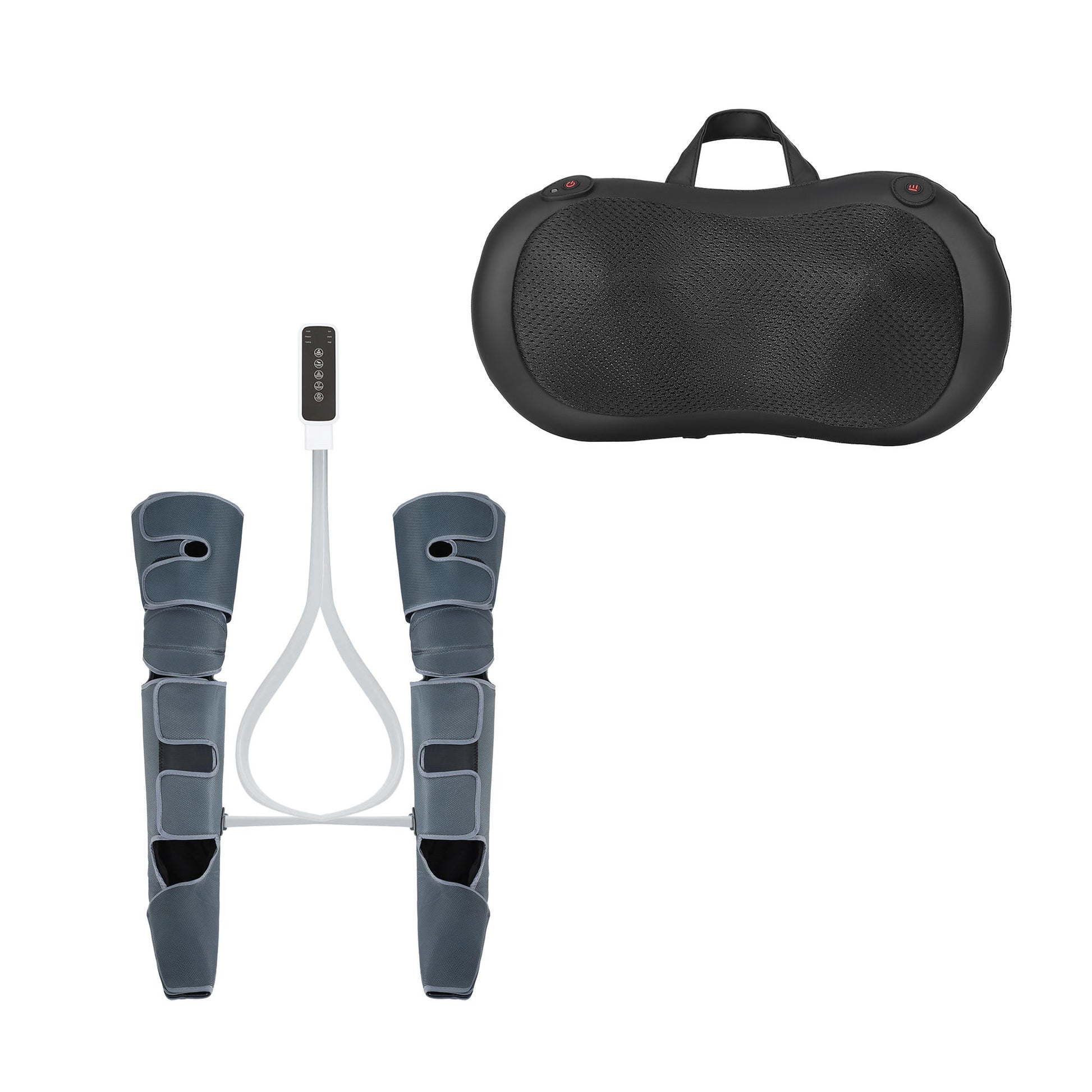 Livemor Leg Foot Massager Air Compression With Back Neck Massager Heat - Image 3