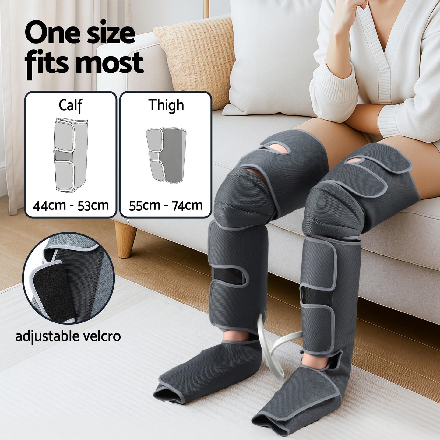 Livemor Electric Leg Foot Massager Air Wrap With Shiatsu Neck Massager Heating - Image 6