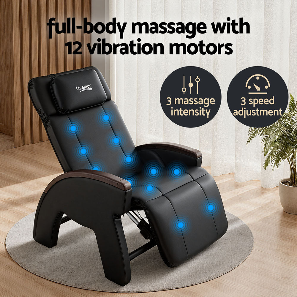 Livemor Massage Chair Electric Recliner Home Massager ARIA - Image 4