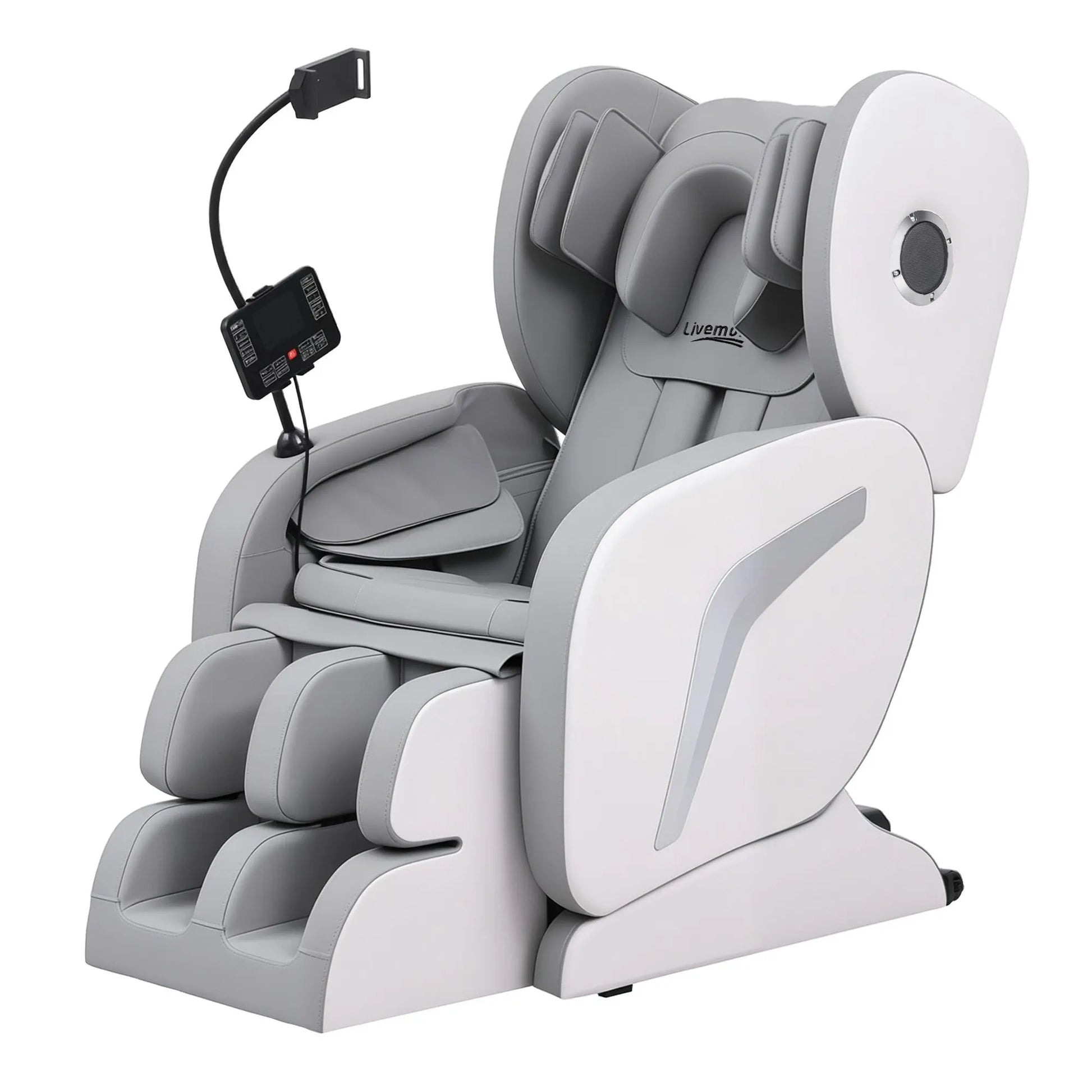 Livemor Full Body Massage Chair VEGA, Foot Roller, Waist & Calf Heat, Recliner, Airbags Compression